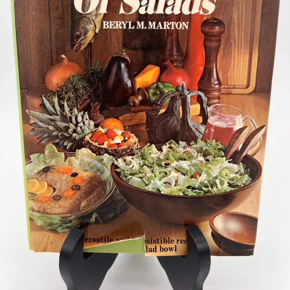 The Complete Book of Salads Beryl Marton 1969 Hardcover Vintage Cookbook Random